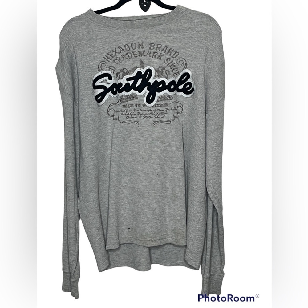 South Pole Thermal Imperfection Shirt Sz Xl
